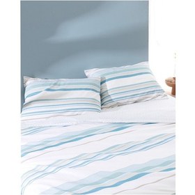 Resim Madame Coco Sorel King Size %100 Pamuk Ranforce Baskılı Nevresim Takımı - Turkuaz Yeşil 