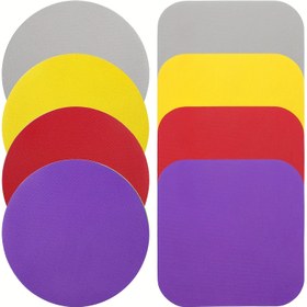 Resim 8 adet Kavanoz Açacağı Grippers Pad, Gripper Şişe Kapağı Açacağı, Yuvarlak ve Kare Silikon Şişe Açma Pedleri, Çok Fonksiyonlu Kaymayan Kavanoz Açacağı, Silikon Isıya Dayanıklı Mat, Yaşlı Kadınlar Zayıf Eller İçin Isı Yalıtımlı Altlık, Mutfak Aksesuarları 