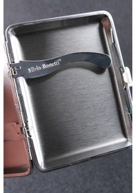 Resim Silvio Monetti SMTBKCB004R1 Düz Metal Sigara Tabakası 
