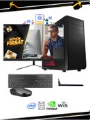 Resim RAMTECH BİLGİSAYAR Rs-cloudy Plus I5 6500 32 Ram 1tb Hdd 960 Ssd R5230 2gb 21.5 Monitör Ofis Bilgisayarı 