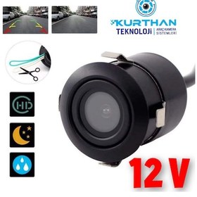 Resim Audiomax Mx 37 Ön Arka Görüş Park Çizgili Kelebek Kamera 