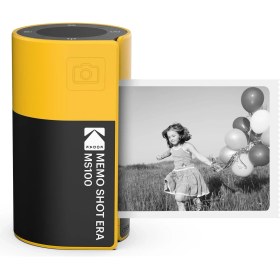 Resim Mena Rise Memo Shot Era - MS1OOY 2'si Bir Arada Fotoğraf Makinesi ve Etiket Yazıcısı - 7x4.6cm Baskı 