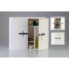 Resim Primanova Kilitli Banyo Dolabı Ecza Dolabı Ilaç Dolabı 