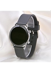Resim Unisex Gümüş Renk Led Kadın Saat Orta Kasa Yetişkin Çocuk Kol Saati St-304118 