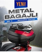 Resim Wogen Wg39 Sırt Dayamalı Premium Metal Bagajlı Çanta Siyah Siyah 