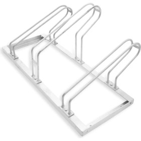 Resim İleri Trafik Bisiklet Park Yeri Üçlü Galvaniz, Park Sehpası 105 x 40 cm 