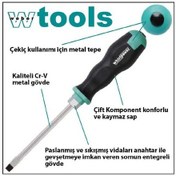 Resim Weber Tools Düz Uçlu Tornavida 80 x 175 MM Somunlu Gövde ve 