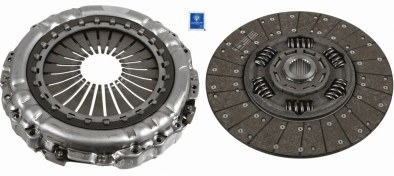 Resim DEBRIYAJ SETI BASKI BALATA 430 MM RENAULT VOLVO OTOMATIK RULMANSIZ SET 