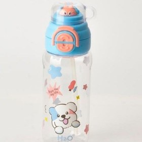 Resim H2o Sevimli Desenli Polikarbon Matara 650 Ml Mavi 