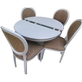 Resim Bengimobilya Sandalye Madalyon Ve Kutu Ayak Baba Masa Kayın Torna Ayak Parlak 