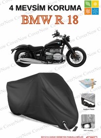 Resim AutoEN BMW R 18 DAYANIKLI KİLİT UYUMLU SU GEÇİRMEZ MOTOSİKLET BRANDASI-SİYAH 
