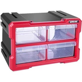 Resim Tekreyonda 4 Çekme Boncuk Vida Dübel Avadanlık Organizer Asr6013 