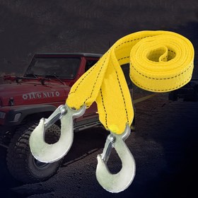 Resim 3 Tonluk Ağır Hizmet Tipi Çekiş İpi, 3.81 metre Dayanıklı Naylon Kayış ile Kırılmaya Karşı Direnç ve Saklama Çantası - Acil Araçlar ve Off-Road Kullanımı İçin Uygun 