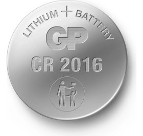 Resim Gp CR2016-U1 3V Lityum Düğme Pil Tekli Paket 