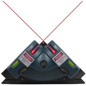 Resim Qingmipy Mavi Dikdörtgen Lazer Seviye Aleti - Flaş Yüksek Hassasiyetli Tuğla/yer Döşeme Montaj Aracı + 4 Adet Aa Pil 