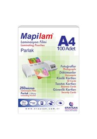 Resim Mapilam 250 Mic. Parlak Laminasyon Filmi A4 100'lü 