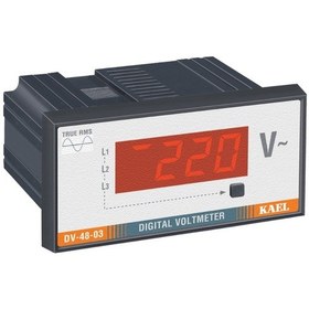 Resim Kael Dv 48 03 Ac Voltmetre Seçilebilir 3 Fazlı 
