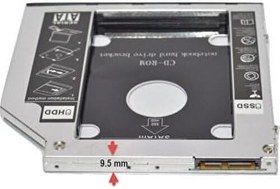 Resim 9.5'' notebook ssd kızak notebook için ince ssd kızak sata ssd kızak 