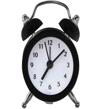 Krom Renkli Metal Ofis Salon Masa Saati 25*20 cm