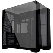 Resim O11 G99.O11VPX.S0 Vision Compact Siyah Mid-Tower ATX Bilgisayar Kasası Lian Li