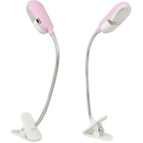 Resim Saatistan Taşınabilir LED Kitap Okuma Lambası, Pilli, Hafif ve Kullanışlı 