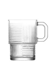 Resim LAV Helen Cam Kupa 6 Kişilik 270 ml Kulplu (Kahve/Çay Bardağı) 