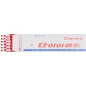 Resim Diamond ipli Konfeksiyon Kırmızı Kalem / Bc-102r 12 Adet 