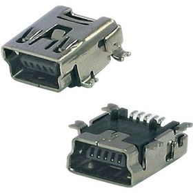 Resim Usb 5 Pın Yatık Şase Mını Usb 5 Pın 90 