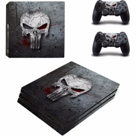 Resim Kt Grup Punisher Logo Playstation 4 Pro Full Sticker Kaplama 