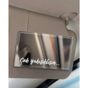 Resim TSC Çok Yakışıklısın Güneşlik Makyaj Aynası Sticker Etiket 4 Adet 