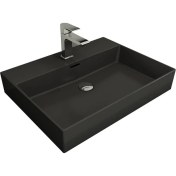 Resim Bocchi Milano Lavabo 60 Cm Mat Antrasit 1376-020-0126 