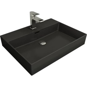 Resim Bocchi Milano Lavabo 60 Cm Mat Antrasit 1376-020-0126 
