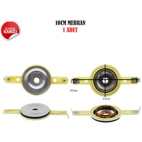 Resim Oto Dome Tweeter Mebranı 1 Adet 10Cm Uyumlu Tamir Kit 