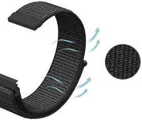 Resim GPACK Xiaomi Watch 2 Pro ile uyumlu Kordon Kayış Kumaş Cırt Cırtlı 22/CRT 