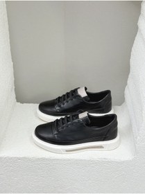 Resim Mammamia D25YA-3525 LASTİK BAĞCIKLI HAKİKİ DERİ SNEAKER SPOR AYAKKABI KADIN 