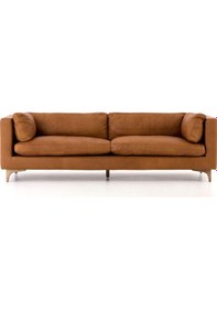 Resim Hanelmobilya Hanel Mobilya Modern Kanepe Kahve Suni Deri 