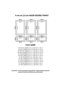 Resim Diecor Boyanabilir Dekoratif Özel Hazır Kesim 4 Cm Ve 2.5 Cm Duvar Çıtası Bej 2-4 Cm Model:xa06 