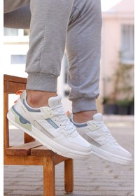 Resim Hammer Jack Rano Hafif Rahat Taban Erkek Sneaker 167800000343 230 Beyaz-turuncu Beyaz-turuncu 