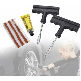 Resim Flzdgnkr Otomobil Motolet Bilet İçin Güvenli Lastik Tamir Kiti 