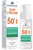 Resim Dermavia Güneş Kremi AKNE SPF50 100ml 