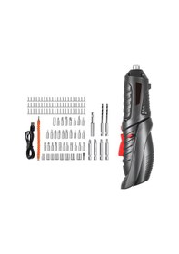 Resim Wezone 3.6v Li-ion Şarjlı Elektrikli Tornavida Seti, 3.5nm Tork, Led Işık, Usb Şarj, Düz/kanatlı Mod, 113 Parça, Siyah 