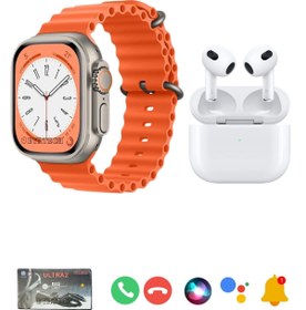 Resim BYRTECH T10 Watch Ultra 2 Akıllı Saat + 3. Nesil Bluetooth Kulaklık İkili Paket 