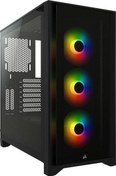 Resim CORSAIR 4000X CC-9011204-WW Gaming Mid Tower PC Kasası Corsair