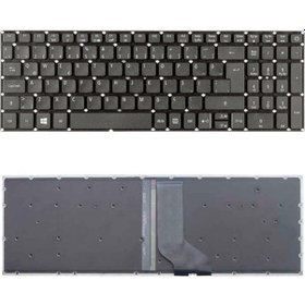 Resim Acer Aspire A315-41-r1mk, A315-41g-r0zu Uyumlu Klavye Led Işıklı Siyah Tuş Takımı Tuş Seti Türkçe 