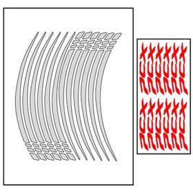 Resim Honda Pcx Reflektör Beyaz Jant Şeridi N11.3360 