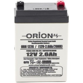 Resim Orion 12v 2.6ah Bakımsız Kuru Akü- 