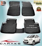 Resim Micra 3D Paspas Havuzlu 2011 - 2016 Arası Siyah N11.1306 