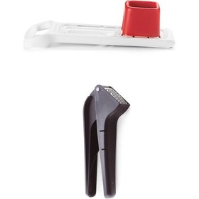 Resim Tupperware Hızlı Dilimleyici Mandolin ve Sarımsak Ezici 2'li Doğrama Seti 