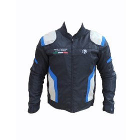 Resim Motosiklet Spor Mont Road Drıver Mavi Siyah (3X-Large Beden) (551096512) 