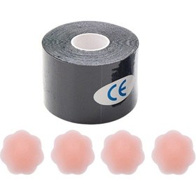 Resim Suntek Göğüs Bandı Ter Geçirmez Siyah 5 M x 5 CM Siyah 